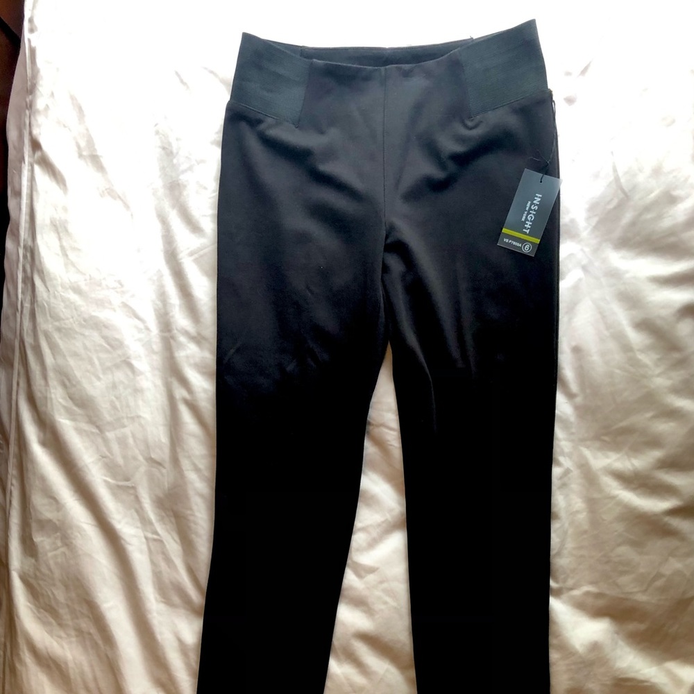 INSIGHT black cigarette pant ankle length 6